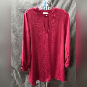 Gianni Bini Rich Red Blouse